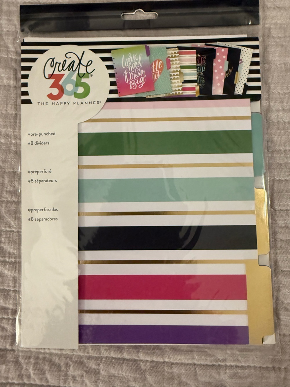 The Happy Planner Set of 8 Dividers